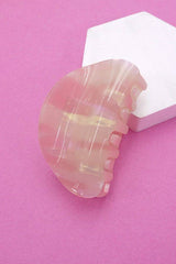 JUMBO HALF MOON CELLULOSE HAIR CLAW CLIPS