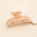 FLORAL FLOWER HAIR CLAW CLIP