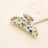 FLORAL FLOWER HAIR CLAW CLIP