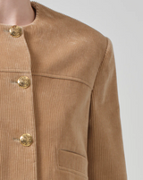 PIA CROPPED JACKET IN AMBRA