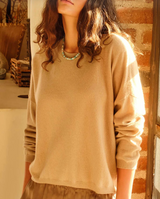 LELA SWEATER IN CAMEL