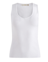 MIRANDA TANK IN COOL WHITE