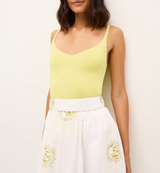 HEATHER TANK IN LEMONADE