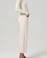 LYRA CROP WIDE LEG IN ALMONDETTE