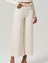 LYRA CROP WIDE LEG IN ALMONDETTE