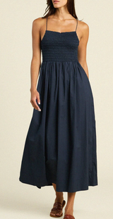 CARMEN DRESS - NAVY