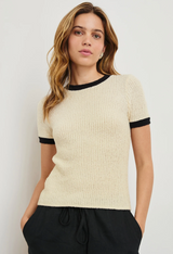 MEREDITH IN IVORY BLACK