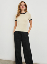 MEREDITH IN IVORY BLACK