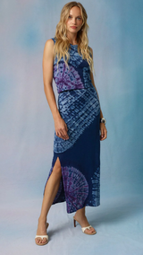 SLVLS CROP TEE MULTI TIE DYE