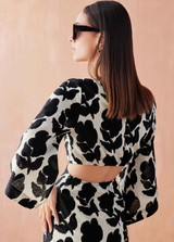 PEYTON MIDI DRESS IN EMMA MUSSEL