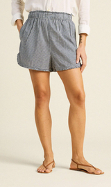 LUCILLE SHORT IN INKWELL GINGHAM