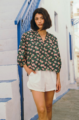 ORLY BLOUSE IN PETUNIA