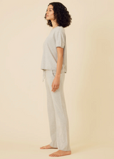 BIANCA CROPPED PANT IN H. GREY
