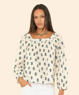 MIRA TOP IN CLOVER STAMP