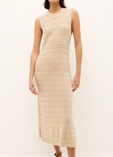 ISLA DRESS IN TAN