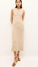 ISLA DRESS IN TAN