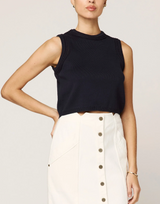 JADE TOP IN MIDNIGHT BLUE