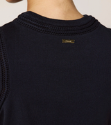 JADE TOP IN MIDNIGHT BLUE