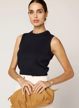 JADE TOP IN MIDNIGHT BLUE