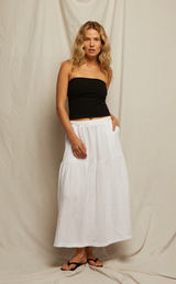 BELLA COTTON GAUZE SKIRT