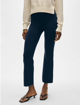 SUPERFINE ORGANIC COTTON KICK FLARE PANT IN NAVY