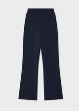 SUPERFINE ORGANIC COTTON KICK FLARE PANT IN NAVY