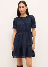 SALLIE DRESS IN NAVAL