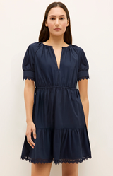 SALLIE DRESS IN NAVAL