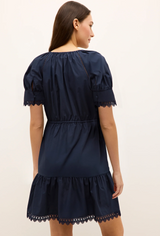 SALLIE DRESS IN NAVAL