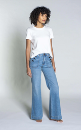 BRICK HOUSE WIDE LEG DYNOMITE IN HARBOUR