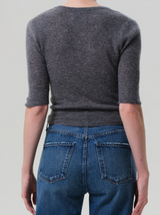 TABITHA CARDIGAN IN DARK GREY