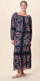 LUCILLE BLOUSE IN LA RAMOS PRINT