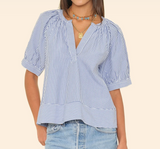 JOSETTE TOP IN TRUE BLUE