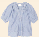 JOSETTE TOP IN TRUE BLUE