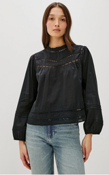 REYNA TOP IN BLACK