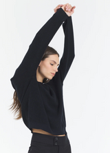 APRIL PULLOVER IN BLACK