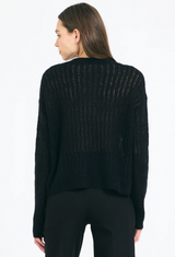 APRIL PULLOVER IN BLACK