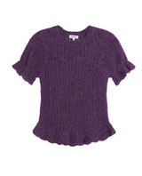 S/s Alp/pointelle in violet