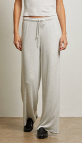 MADDIE BRUSHED WAFFLE DRAWSTRING PANT