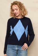 ARGYLE PULLOVER SWEATER