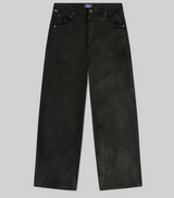 AYLA BAGGY IN VELVET OLIVE LEAF