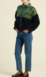 LENNOX ZIP-UP IN GREEN CANOPY