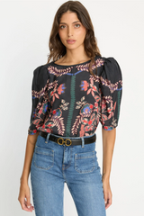 ROBINE TOP IN ZULU PRINCE CHEETAH