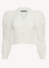 AUDRA SWEATER IN ANTIQUE WHITE / GREY MORN