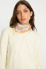 ELINE SWEATER IN ANTIQUE WHITE