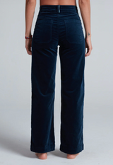 SAILOR VELVET PANTS IN NAVY