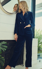 Finch Pant Dark Sapphire Velvet