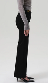 KIMBERLY FLARE W/ HORSEBIT IN RICH BLACK