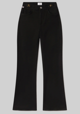 KIMBERLY FLARE W/ HORSEBIT IN RICH BLACK