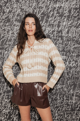 ADLER IN BEIGE/IVORY